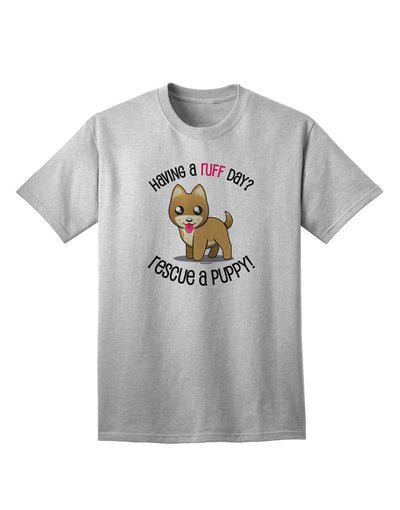 Rescue A Puppy Adult T-Shirt-unisex t-shirt-TooLoud-AshGray-Small-Davson Sales