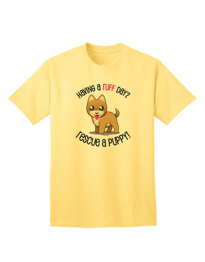 Rescue A Puppy Adult T-Shirt-unisex t-shirt-TooLoud-Yellow-Small-Davson Sales
