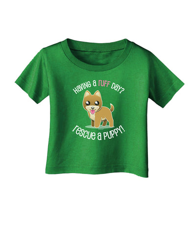 Rescue A Puppy Infant T-Shirt Dark-Infant T-Shirt-TooLoud-Clover-Green-06-Months-Davson Sales