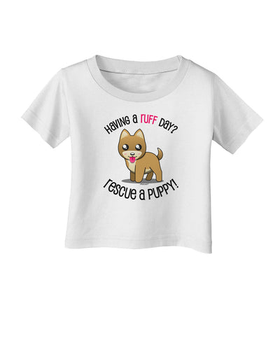 Rescue A Puppy Infant T-Shirt-Infant T-Shirt-TooLoud-White-06-Months-Davson Sales