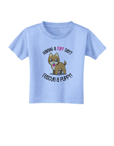 Rescue A Puppy Toddler T-Shirt-Toddler T-Shirt-TooLoud-Aquatic-Blue-2T-Davson Sales