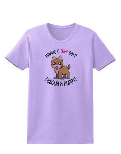 Rescue A Puppy Womens T-Shirt-Womens T-Shirt-TooLoud-Lavender-X-Small-Davson Sales