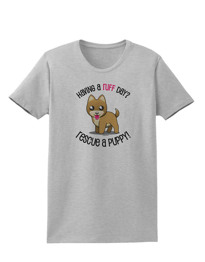 Rescue A Puppy Womens T-Shirt-Womens T-Shirt-TooLoud-AshGray-X-Small-Davson Sales