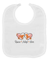 Rescue Adopt Love Baby Bib