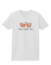 Rescue Adopt Love Womens T-Shirt-Womens T-Shirt-TooLoud-White-X-Small-Davson Sales