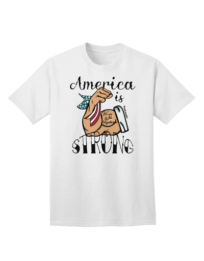 Resilient America: Conquering Adversity Adult T-Shirt-Mens T-shirts-TooLoud-White-Small-Davson Sales