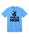 Respect Your Mom - Mother Earth Design Adult T-Shirt-Mens T-Shirt-TooLoud-Aquatic-Blue-Small-Davson Sales