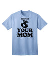 Respect Your Mom - Mother Earth Design Adult T-Shirt-Mens T-Shirt-TooLoud-Light-Blue-Small-Davson Sales