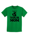 Respect Your Mom - Mother Earth Design Childrens T-Shirt-Childrens T-Shirt-TooLoud-Kelly-Green-X-Small-Davson Sales