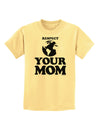 Respect Your Mom - Mother Earth Design Childrens T-Shirt-Childrens T-Shirt-TooLoud-Daffodil-Yellow-X-Small-Davson Sales