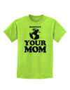 Respect Your Mom - Mother Earth Design Childrens T-Shirt-Childrens T-Shirt-TooLoud-Lime-Green-X-Small-Davson Sales