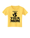 Respect Your Mom - Mother Earth Design Toddler T-Shirt-Toddler T-Shirt-TooLoud-Yellow-2T-Davson Sales