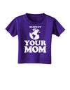 Respect Your Mom - Mother Earth Design Toddler T-Shirt Dark-Toddler T-Shirt-TooLoud-Purple-2T-Davson Sales