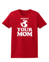 Respect Your Mom - Mother Earth Design Womens Dark T-Shirt-TooLoud-Red-X-Small-Davson Sales