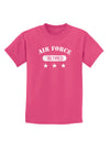 Retired Air Force Childrens Dark T-Shirt-Childrens T-Shirt-TooLoud-Sangria-X-Small-Davson Sales