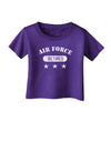 Retired Air Force Infant T-Shirt Dark-Infant T-Shirt-TooLoud-Purple-06-Months-Davson Sales