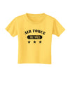 Retired Air Force Toddler T-Shirt-Toddler T-Shirt-TooLoud-Yellow-2T-Davson Sales