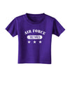 Retired Air Force Toddler T-Shirt Dark-Toddler T-Shirt-TooLoud-Purple-2T-Davson Sales