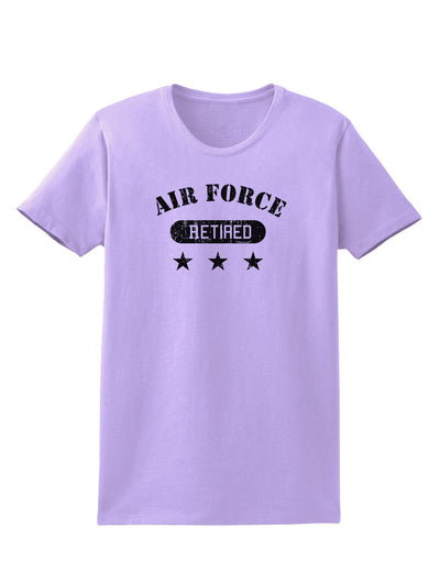 Retired Air Force Womens T-Shirt-Womens T-Shirt-TooLoud-Lavender-X-Small-Davson Sales