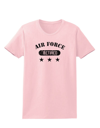 Retired Air Force Womens T-Shirt-Womens T-Shirt-TooLoud-PalePink-X-Small-Davson Sales