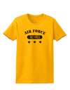 Retired Air Force Womens T-Shirt-Womens T-Shirt-TooLoud-Gold-X-Small-Davson Sales