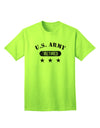 Retired Army Adult T-Shirt: Commemorative Edition for Veterans-Mens T-shirts-TooLoud-Neon-Green-Small-Davson Sales