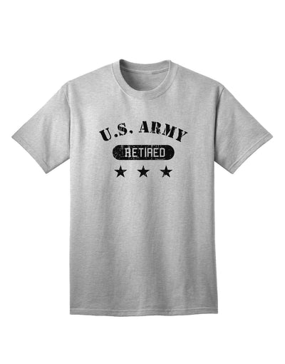 Retired Army Adult T-Shirt: Commemorative Edition for Veterans-Mens T-shirts-TooLoud-AshGray-Small-Davson Sales