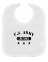 Retired Army Baby Bib