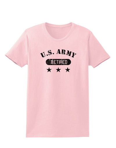 Retired Army Womens T-Shirt-Womens T-Shirt-TooLoud-PalePink-X-Small-Davson Sales