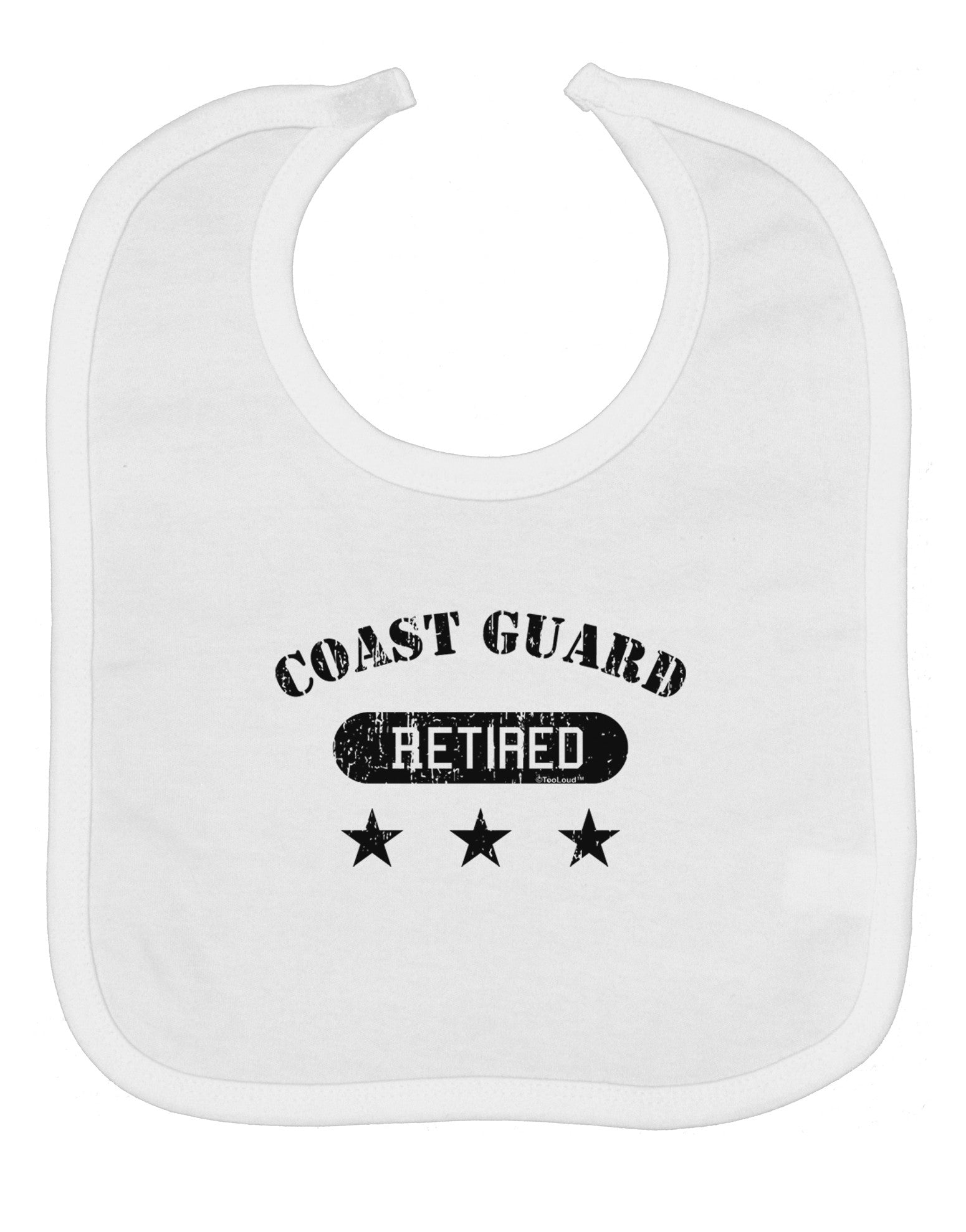 Retired Coast Guard Baby Bib