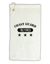 Retired Coast Guard Micro Terry Gromet Golf Towel 16 x 25 inch by TooLoud-Golf Towel-TooLoud-White-Davson Sales