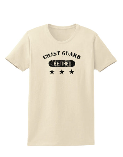 Retired Coast Guard Womens T-Shirt-Womens T-Shirt-TooLoud-Natural-X-Small-Davson Sales