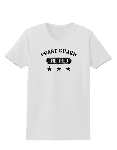 Retired Coast Guard Womens T-Shirt-Womens T-Shirt-TooLoud-White-X-Small-Davson Sales