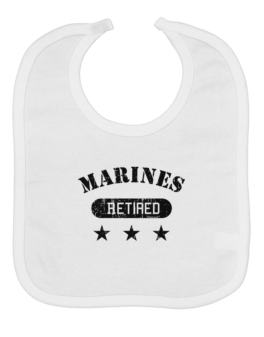 Retired Marines Baby Bib