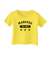 Retired Marines Infant T-Shirt-Infant T-Shirt-TooLoud-Yellow-06-Months-Davson Sales