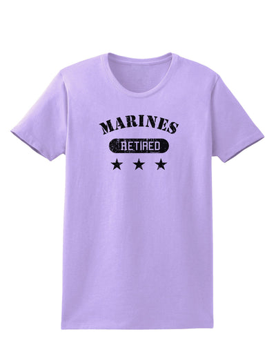 Retired Marines Womens T-Shirt-Womens T-Shirt-TooLoud-Lavender-X-Small-Davson Sales