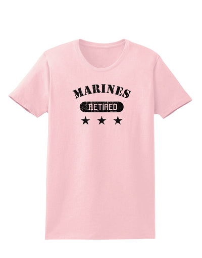 Retired Marines Womens T-Shirt-Womens T-Shirt-TooLoud-PalePink-X-Small-Davson Sales