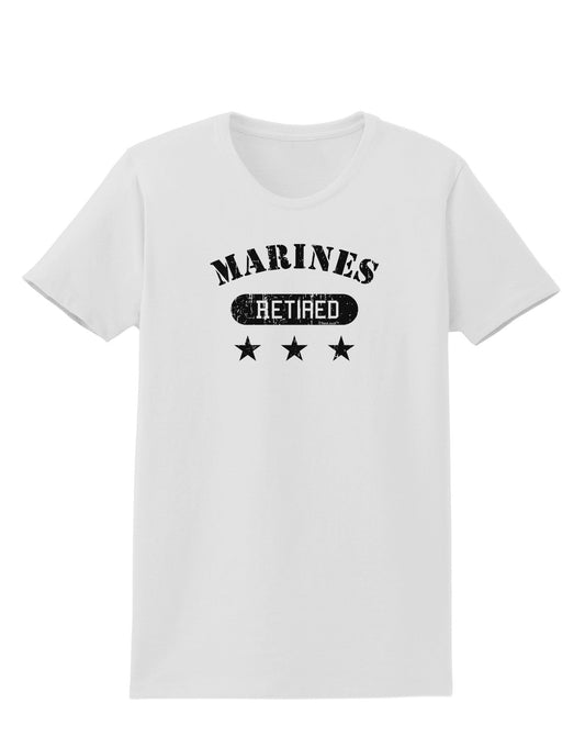 Retired Marines Womens T-Shirt-Womens T-Shirt-TooLoud-White-X-Small-Davson Sales