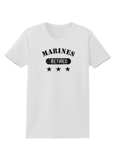 Retired Marines Womens T-Shirt-Womens T-Shirt-TooLoud-White-X-Small-Davson Sales