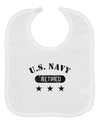 Retired Navy Baby Bib