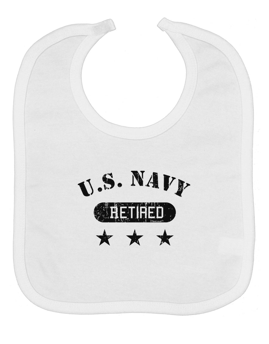 Retired Navy Baby Bib