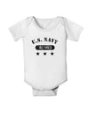 Retired Navy Baby Romper Bodysuit-Baby Romper-TooLoud-White-06-Months-Davson Sales