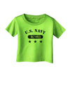 Retired Navy Infant T-Shirt-Infant T-Shirt-TooLoud-Lime-Green-06-Months-Davson Sales