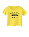 Retired Navy Infant T-Shirt-Infant T-Shirt-TooLoud-Yellow-06-Months-Davson Sales