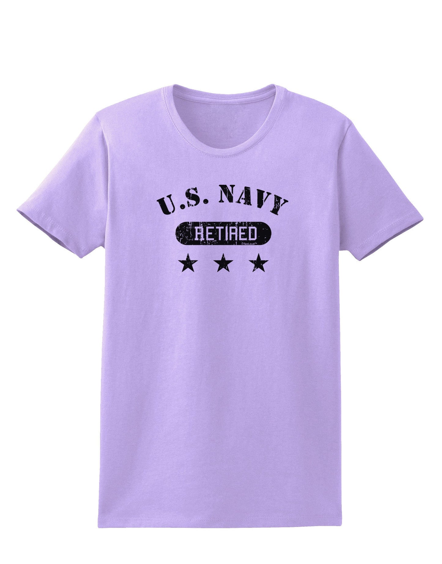 Retired Navy Womens T-Shirt-Womens T-Shirt-TooLoud-Lavender-X-Small-Davson Sales