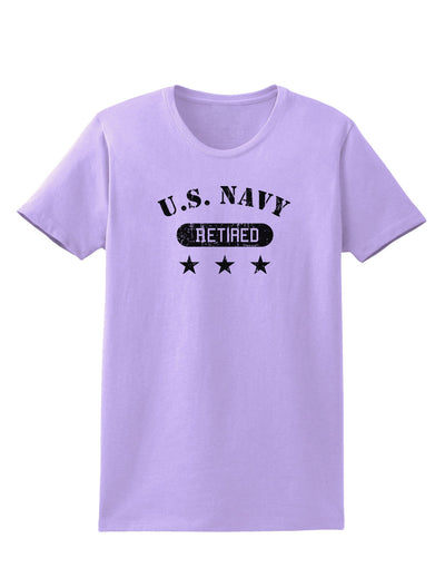 Retired Navy Womens T-Shirt-Womens T-Shirt-TooLoud-Lavender-X-Small-Davson Sales