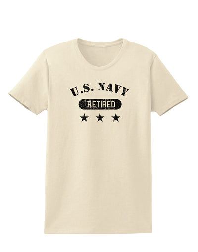 Retired Navy Womens T-Shirt-Womens T-Shirt-TooLoud-Natural-X-Small-Davson Sales