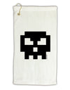 Retro 8-Bit Skull Micro Terry Gromet Golf Towel 16 x 25 inch-Golf Towel-TooLoud-White-Davson Sales