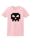 Retro 8-Bit Skull Womens T-Shirt-Womens T-Shirt-TooLoud-PalePink-X-Small-Davson Sales