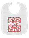 Retro Heart Man Baby Bib